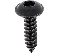 Vis à Tôle Tête Ronde Large RLX Torx en Blister, 4.2mm x 16mm, NFE 25-655, Zinc Noir, Lot de 20