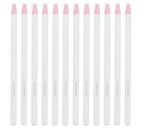 RESTALLADNWEST Lot de 12 crayons de cire pour bois, vêtements, métal, tissu, papier (blanc)