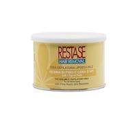 RESTASE | Cire d'épilation liposoluble, résine de pin et cire d'abeille, tous types de peau, 400 ml, fabriquée en Italie