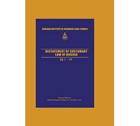 Restatement Of Customary Law Of Nigeria