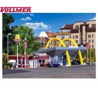 Vollmer Bâtiment H0 43635 – Restaurant Rapide avec McCafé