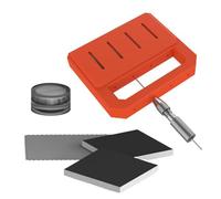 Restaurateur d'aiguilles de brosse à air : kit d'outils d'affûtage, dispositif de réparation de précision, structure de polissage compacte, cadre robuste | Équipement pratique pour la conception des