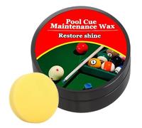 Restaurateur De Brillance pour Queues De Billard - 50 G De d'entretien Nettoyante | Nettoyant pour Bâton De Piscine | Kit De De Protection pour Queues | Éponge Incluse | Entretien des Équipe