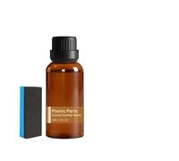 Restaurateur de garnitures de voiture, kit liquide portable, brillance 50 ml avec protection longue durée, solution de rénovation intérieure, restaurateur de finition haute brillance avec revêtement,