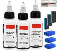 Restaurateur de peinture ultime, cire de réparation de rayures de voiture, polissage des rayures de voiture, cire de réparation de rayures pour voiture, élimination des éraflures de voiture (3pcs)