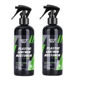 Restaurateur de plastique d'intérieur de voiture, restaure les sièges en cuir, rénove les surfaces en plastique, S3-300ml X2 pièces