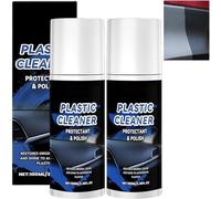 Restaurateur en plastique FadeFix Nexa - Nettoyant pour garnitures et cuir noirs, plastique de revêtement cristal clarifiant pour voitures, revêtement céramique pour caoutchouc délavé (2 pièces)