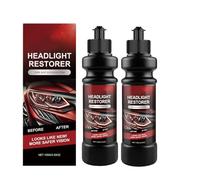 Restauration Phare De Voiture pour Oxydation,Kit Renovation Phares Voiture,Nettoyage Et Polissage,Convient à Tous Les Types De Phares des Voitures,100G*2PC