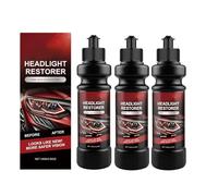 Restauration Phare De Voiture pour Oxydation,Kit Renovation Phares Voiture,Nettoyage Et Polissage,Convient à Tous Les Types De Phares des Voitures,100G*3PC
