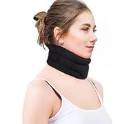 RESTCLOUD Attelle de cou pour soulager la douleur cervicale, collier cervical pour dormir, soutien du cou en mousse souple soulage la douleur et la pression dans la colonne vertébrale, les