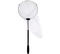 RESTCLOUD Filet à Insectes et Papillons avec Anneau de 30,5 cm, Profondeur du Filet de 61 cm, poignée Extensible jusqu'à 150 cm (Anneau de 25,4 cm, poignée de 121,9 cm)