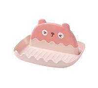 Reste à la cuillère avec porte-couvercle épaissis d'organisateur de cuisine multi-fonctionnaire durable pour le rangement de comptoir PP Matériau 8 x 15,5 x 17cm (Rose)