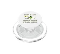 Reste Calme et ne perds Pas la tête PopSockets PopGrip pour MagSafe