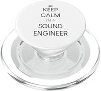 Reste Calme, Je suis Un ingénieur du Son PopSockets PopGrip pour MagSafe