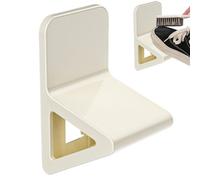 Reste du pied de rasage douche-pédale non slip triangulaire, pas d'agitation d'aspiration | Brosse de messe d'assistance pour le bain de soins de bain, tabouret de pied stable pour r