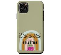 Reste Tranquille et Regarde Le Salut du Seigneur Exode 14:13 Coque pour iPhone 11 Pro Max