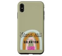 Reste Tranquille et Regarde Le Salut du Seigneur Exode 14:13 Coque pour iPhone XS Max