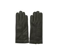 Restelli gants femme verts en cuir doublés cachemire - 7.5