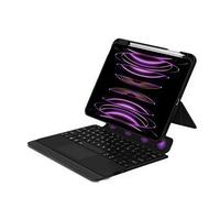 RESTEQ Etui avec Clavier et trackpad pour iPad Pro 12.9 Pouces - Protection et productivité