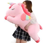 RESTEQ Licorne en Peluche 70 cm - Jouet Doux et Magique pour Enfants