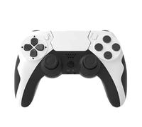 RESTEQ Manette de Jeu Sans Fil Compatible PS4/PS3/PC, Bluetooth 4.0, Double Moteur Vibrant, Touchpad Réactif, 8 Heures d'Autonomie