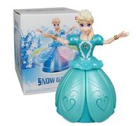 RESTEQ Poupée dansante Interactive Elsa Frozen avec Effets Lumineux et Musique