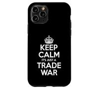 Rester Calme, C'est Juste Une Guerre Commerciale Coque pour iPhone 11 Pro
