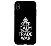 Rester Calme, C'est Juste Une Guerre Commerciale Coque pour iPhone XS Max
