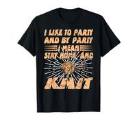 Rester Chez Soi et Tricoter Humour Introverti Détente T-Shirt