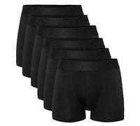 Resteröds Lot de 6 shorts rétro en coton biologique pour homme, Noir (9), M