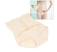 Restez à l'aise Après l'accouchement avec Ce Sous-vêtement Post-partum Taille Moyenne 2 Couches avec Fermeture à Crochet et œillet, Culotte Respirante à Section C pour Femmes