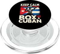 Restez Calme et boxez comme Un Esprit cubain PopSockets PopGrip pour MagSafe