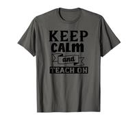 Restez Calme et continuez à enseigner - Funny Teacher T-Shirt