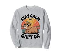 Restez calme et détendez-vous sur un joli capybara Sweatshirt