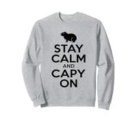Restez calme et détendez-vous sur un joli capybara Sweatshirt