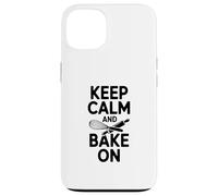 Restez Calme et Faites Cuire sur Funny Baking Lover Lover Coque pour iPhone 13