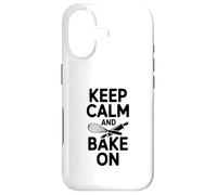 Restez Calme et Faites Cuire sur Funny Baking Lover Lover Coque pour iPhone 17