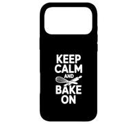 Restez Calme et Faites Cuire sur Funny Baking Lover Lover Coque pour iPhone 17 Pro Max