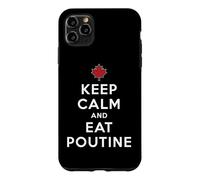 Restez Calme et Mangez de la Poutine Coque pour iPhone 11 Pro Max