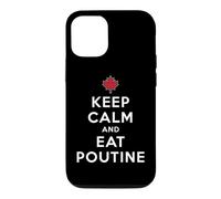 Restez Calme et Mangez de la Poutine Coque pour iPhone 12/12 Pro