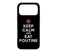 Restez Calme et Mangez de la Poutine Coque pour iPhone 17 Pro Max