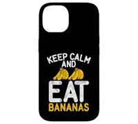 Restez Calme et Mangez des Bananes Coque pour iPhone 14