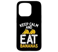 Restez Calme et Mangez des Bananes Coque pour iPhone 15 Pro
