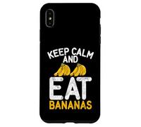 Restez Calme et Mangez des Bananes Coque pour iPhone XS Max