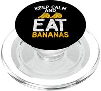 Restez Calme et Mangez des Bananes PopSockets PopGrip pour MagSafe