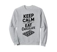 Restez Calme et Mangez du Chocolat pour Les Amateurs de Cuisine drôle Sweatshirt
