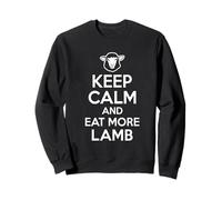 Restez Calme et Mangez Plus d'agneau Sweatshirt
