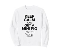 Restez Calme et Trouvez Un Petit Cochon Mignon pour Les Amoureux des Animaux Sweatshirt