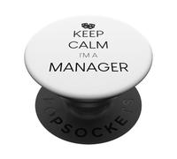 Restez Calme, Je suis Un Manager PopSockets PopGrip Adhésif