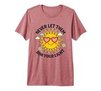 Restez doré - Soleil, sourires et Vibrations du cœur T-Shirt Haut de Gamme